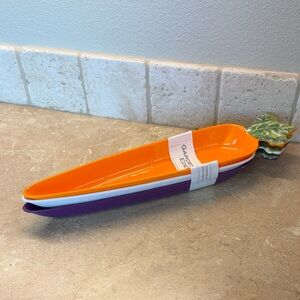 Gardeners Eden 3 109% Melamine Serving Trays NEW